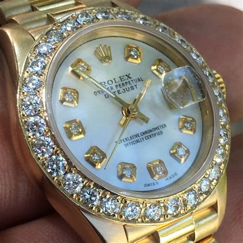 1.2ct rolex 26mm rolex diamond bezel|Rolex presidential with diamond bezel.